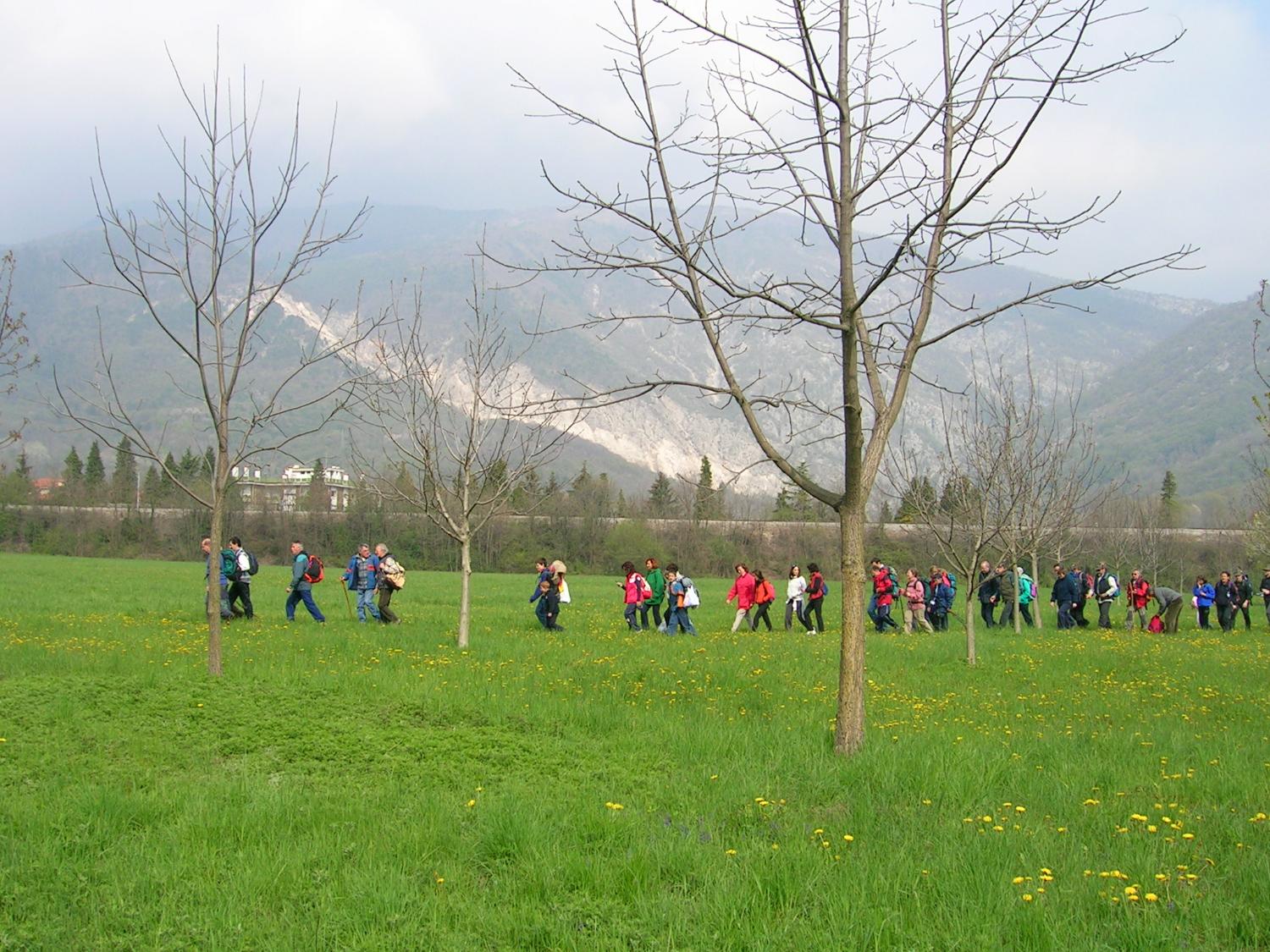 Sul Sentiero Frassati, tra Maniago e Fanna (foto Andrea Ghirardini)