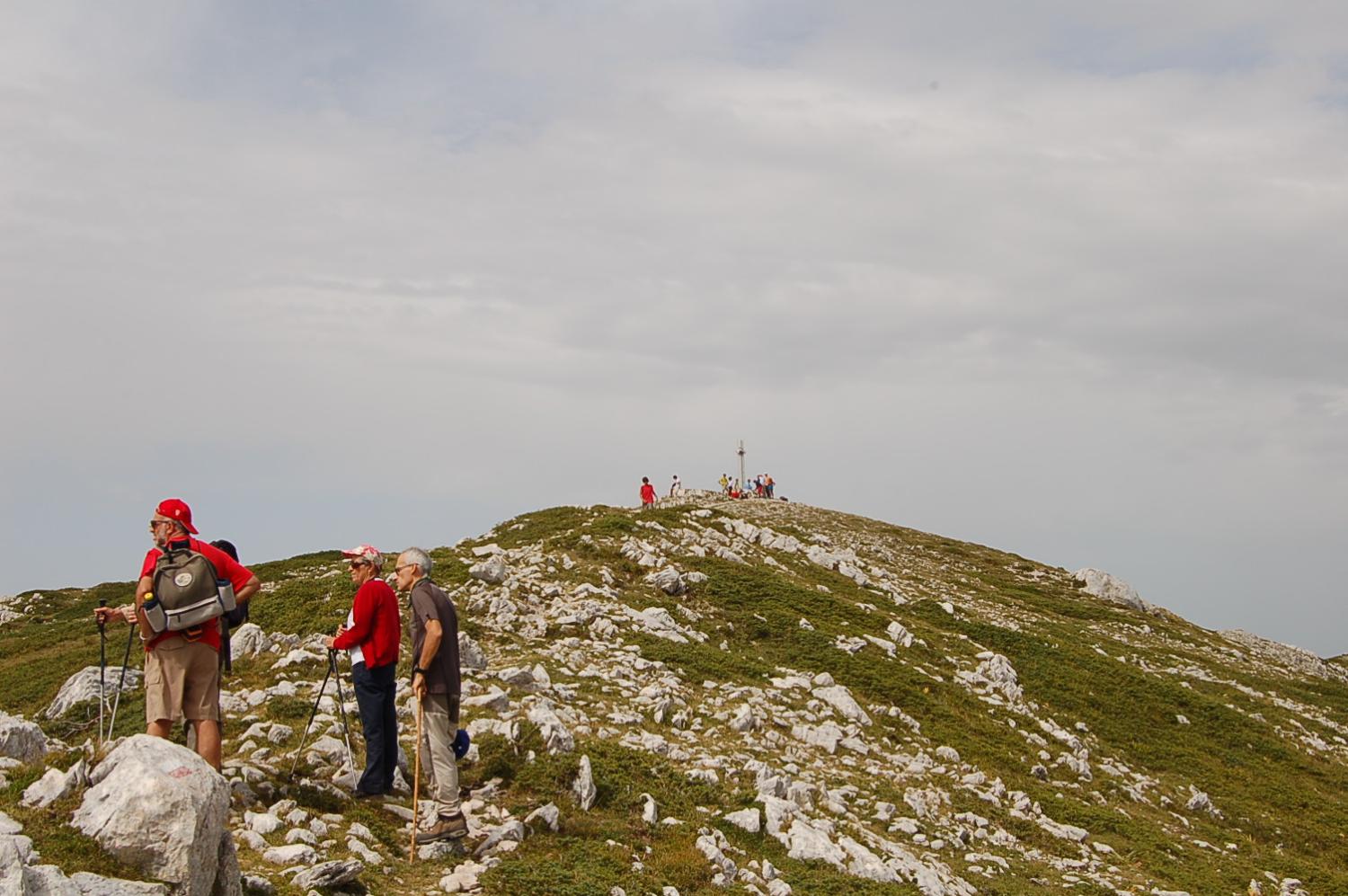 In vista della vetta del monte Monna (foto Arduino Fratarcangeli)