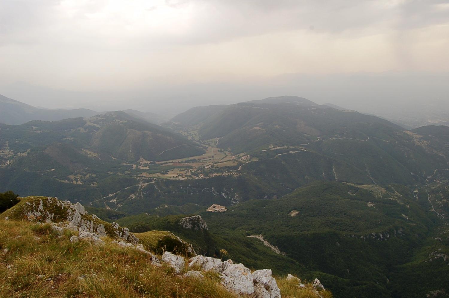 La certosa di Trisulti vista dal monte Rotonaria (foto Arduino Fratarcangeli)