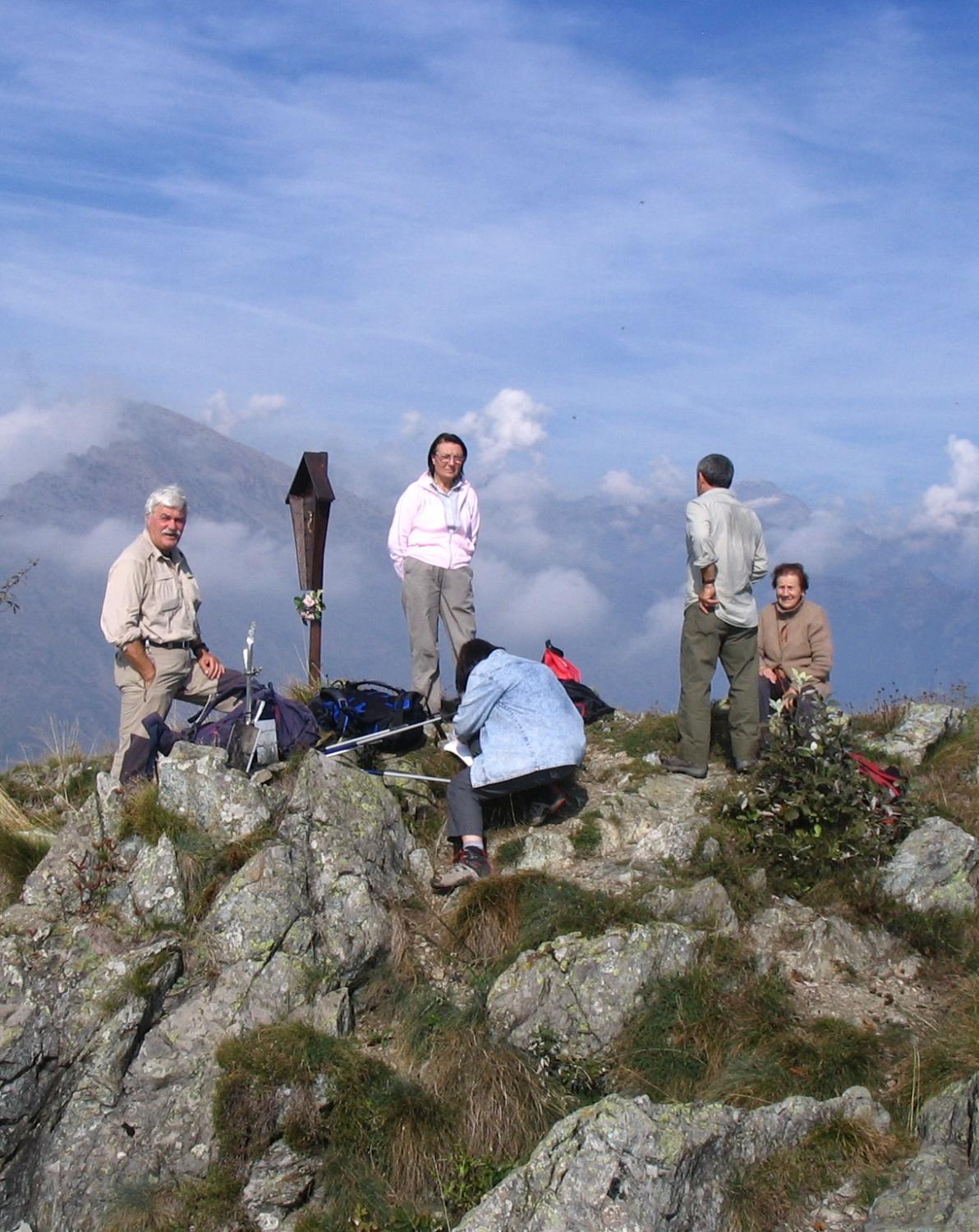 La vetta dell'Uja di Calcante (foto Pierguido Vottero)