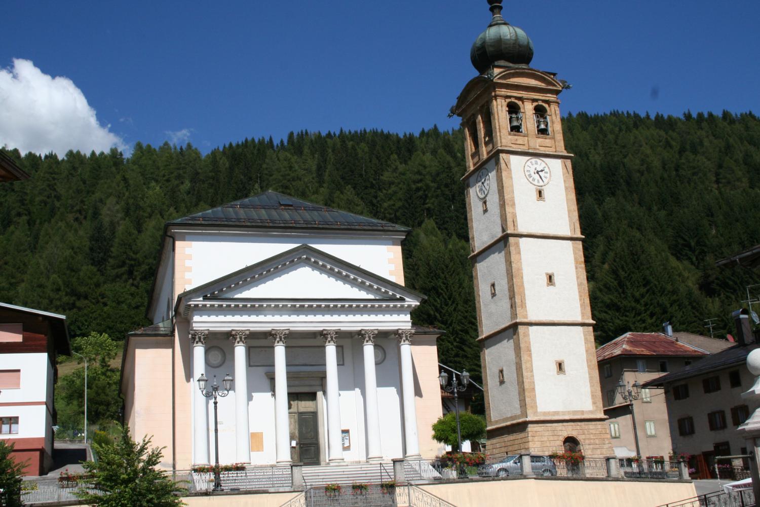 San Rocco e San Osvaldo a Dosoledo (foto Consorzio Turistico Val Comelico Dolomiti)