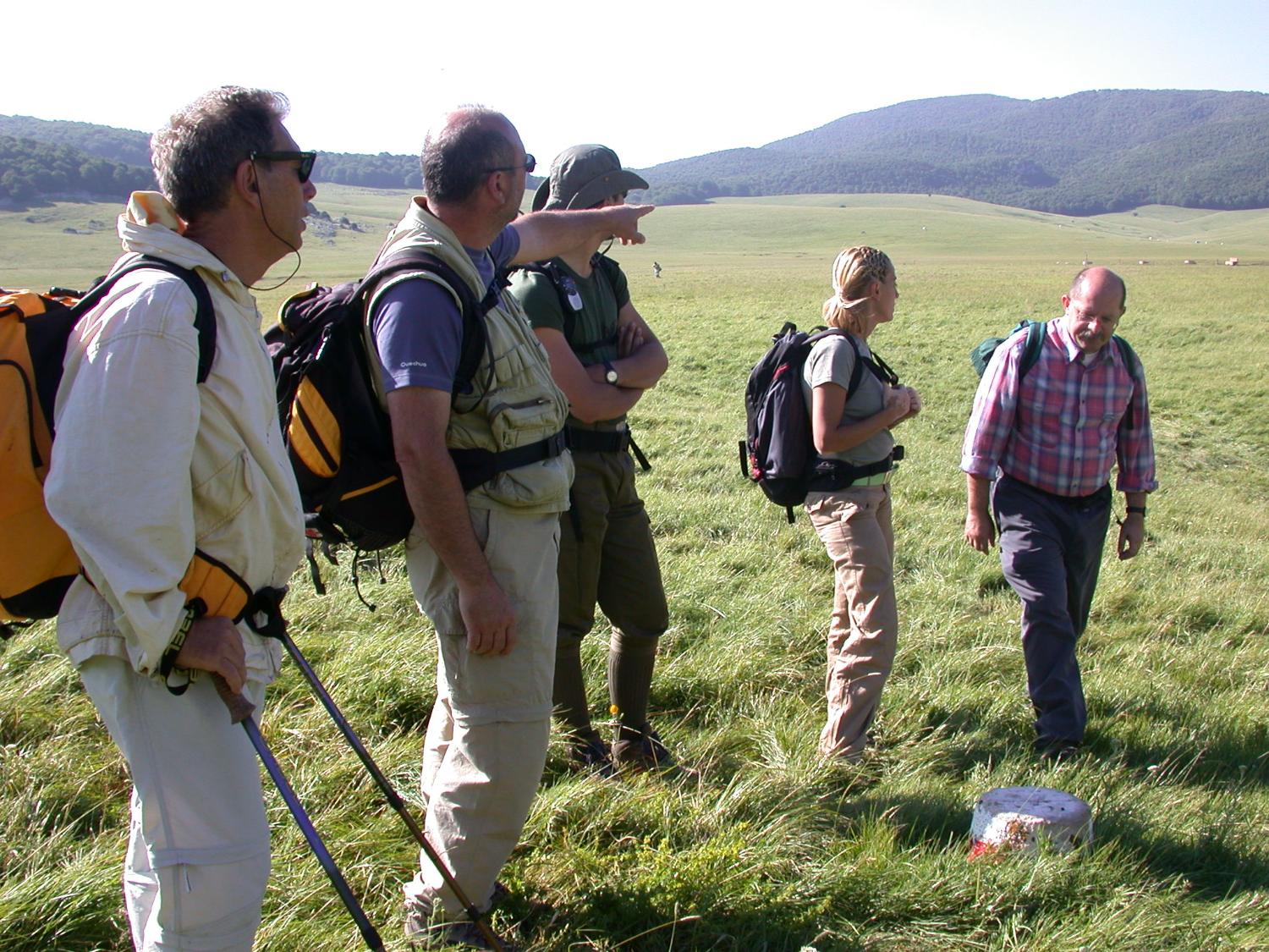 Attraversamento della Piana del Voltigno (foto Edoardo Tini)