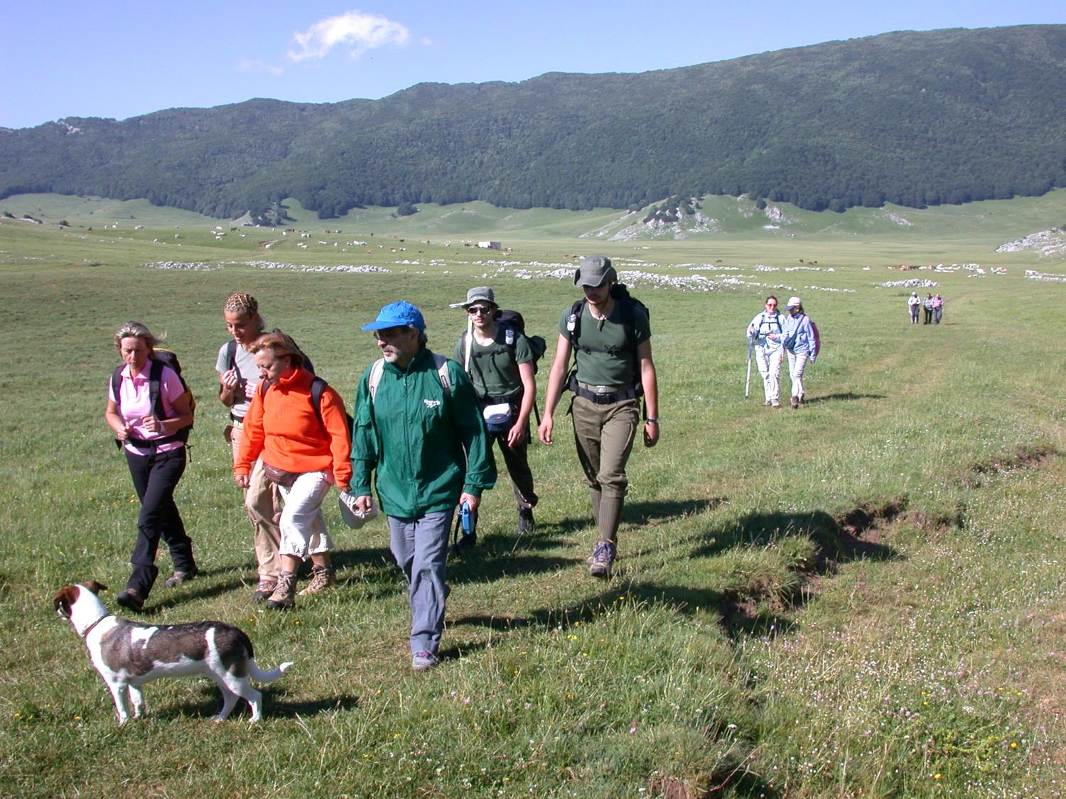 Attraversamento della Piana del Voltigno (foto Edoardo Tini)