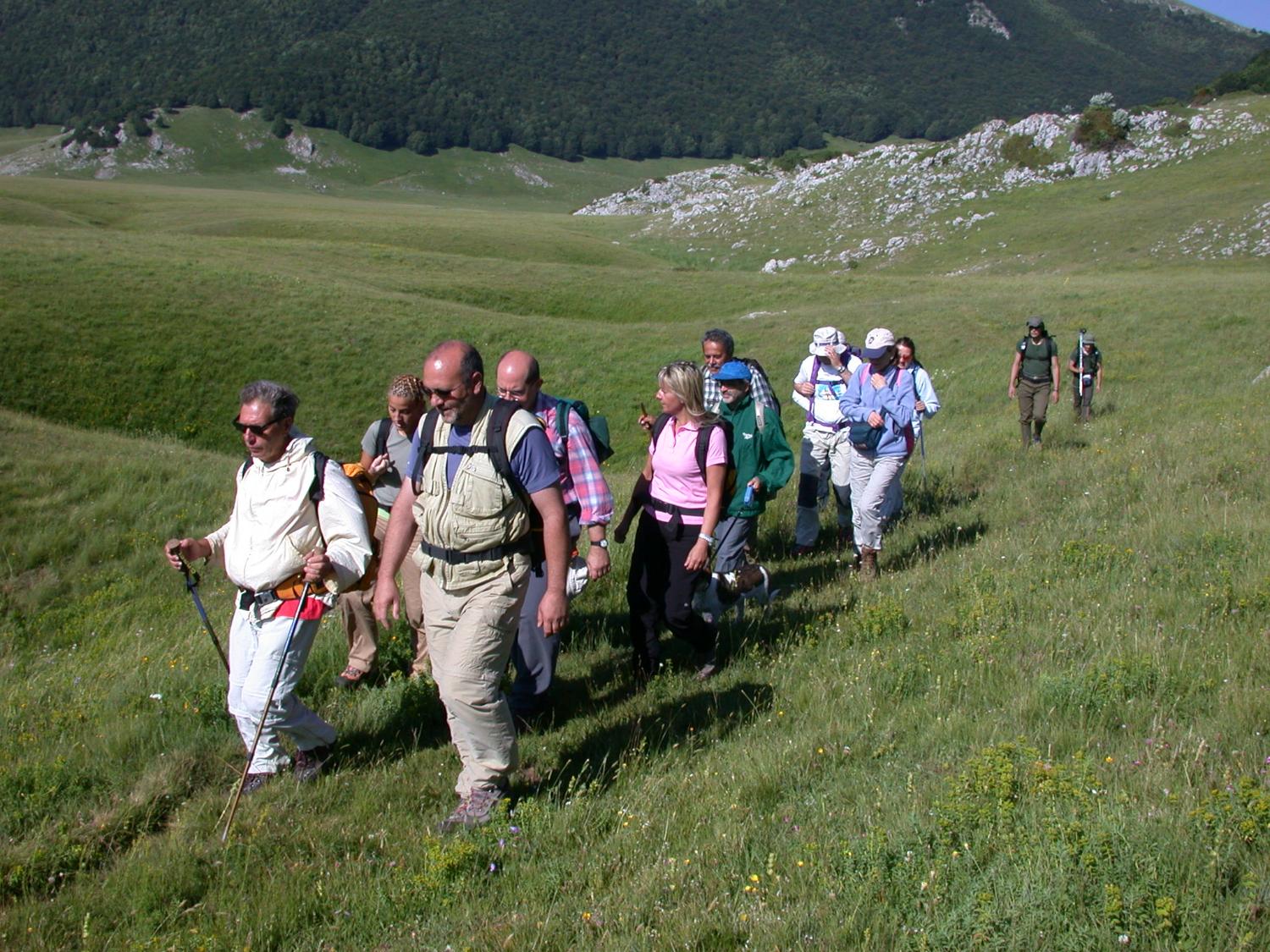 Attraversamento della Piana del Voltigno (foto Edoardo Tini)