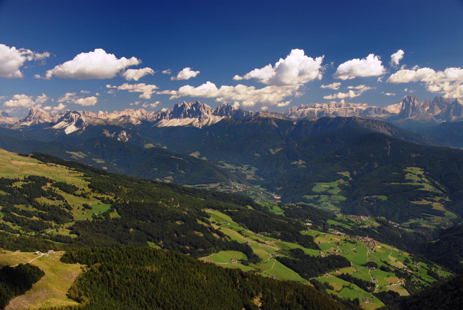 Magnifiche distese di pascoli tutto intorno (foto Gianni Zotta)