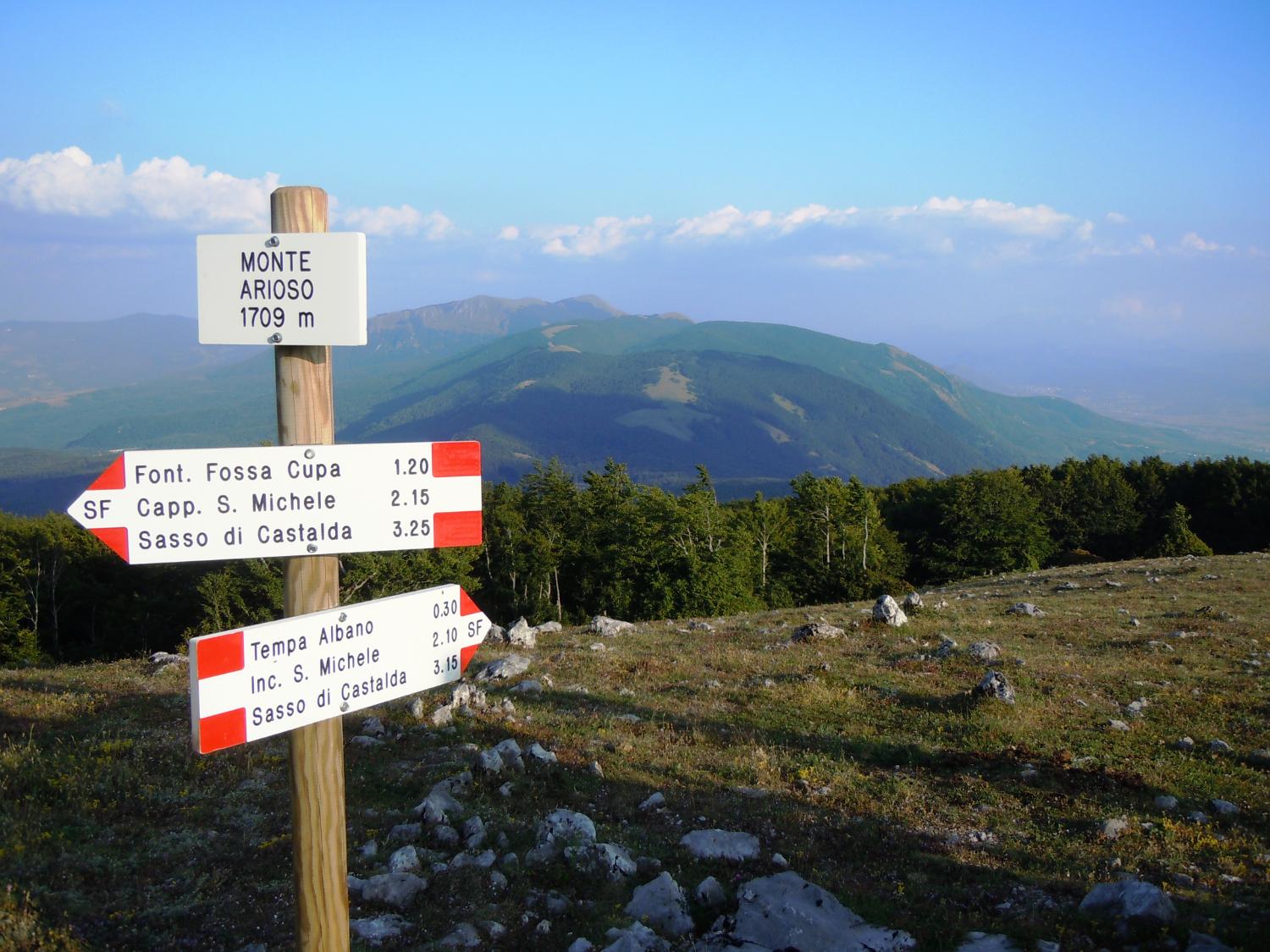 Vetta del  monte Arioso (foto Antonello Sica)