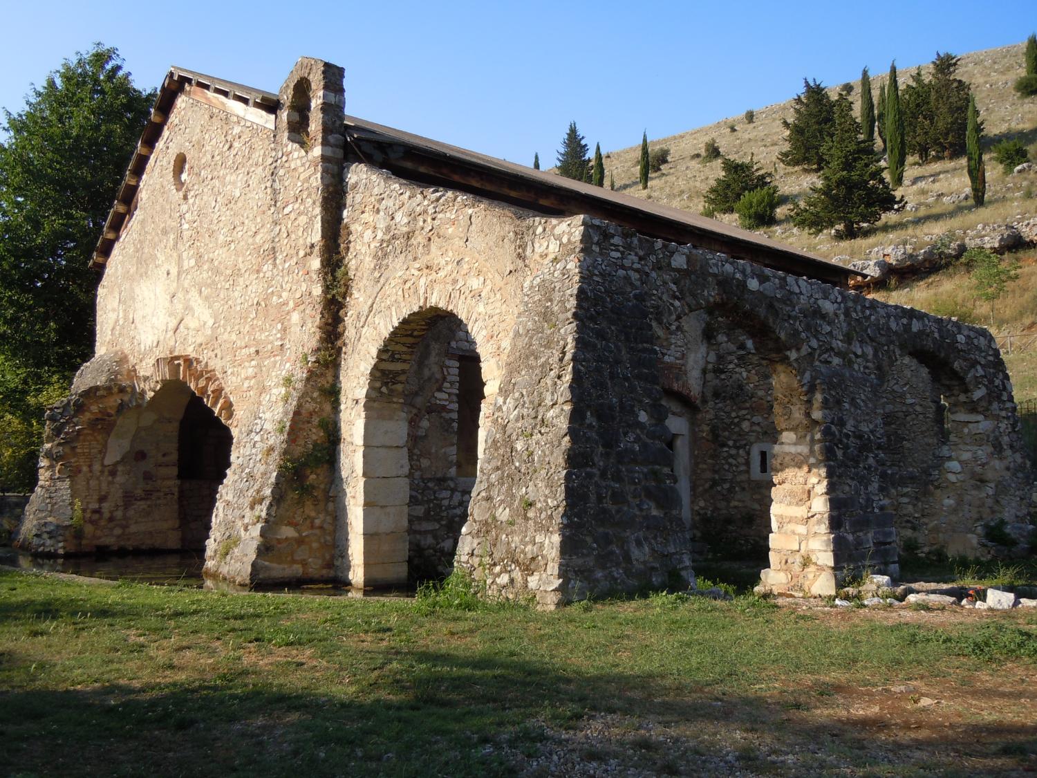 Il battistero paleocristiano di Marcellianum a San Giovanni in Fonte (foto Antonello Sica)