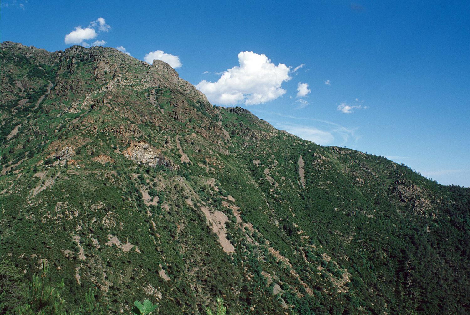 Lo sviluppo del Sentiero dalle Cave alla Roccia Belvedere e alla Colétta di Termi (foto Piero Bordo)