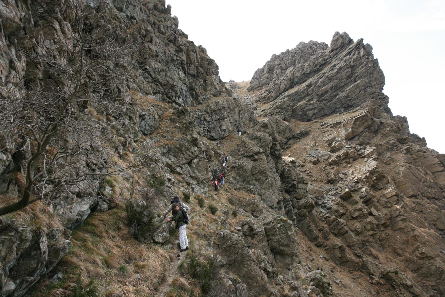 Lungo la variante attrezzata del Sentiero Frassati (foto  Andrea Ghirardini)