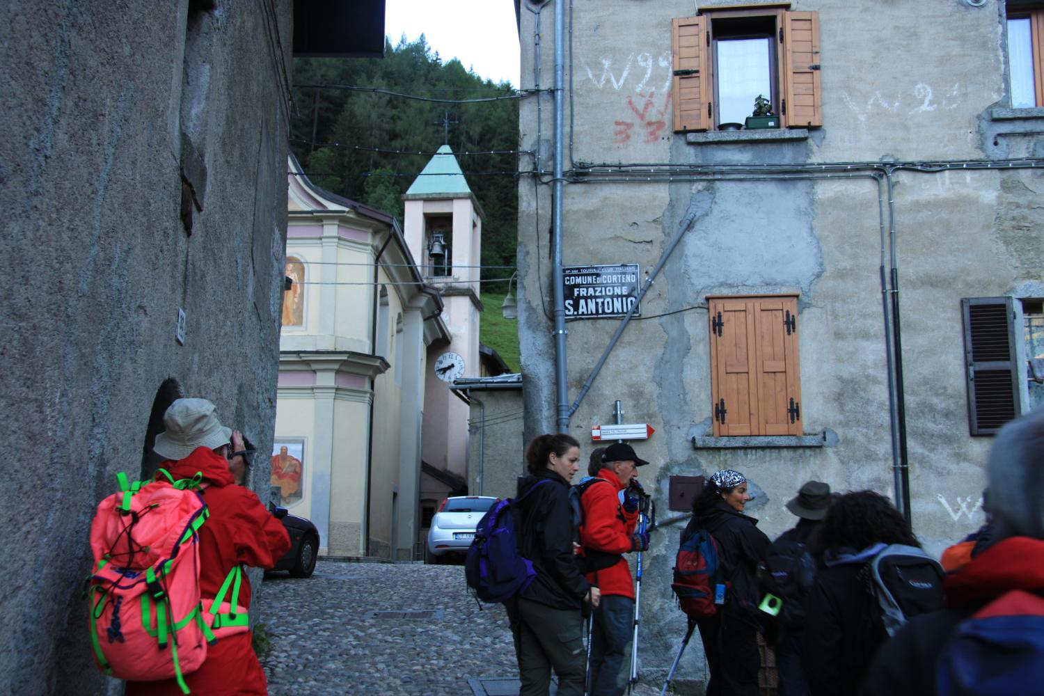 Nella frazione Sant'Antonio di Còrteno Golgi (foto Pierguido Vottero)