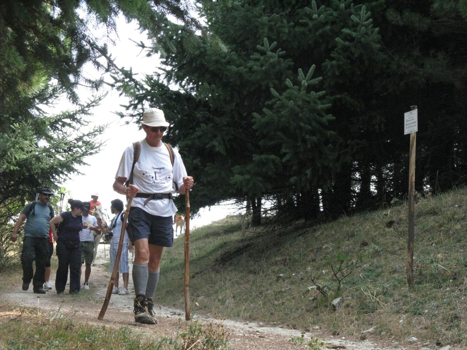 Sul sentiero (foto Archivio Michele Del Giudice)