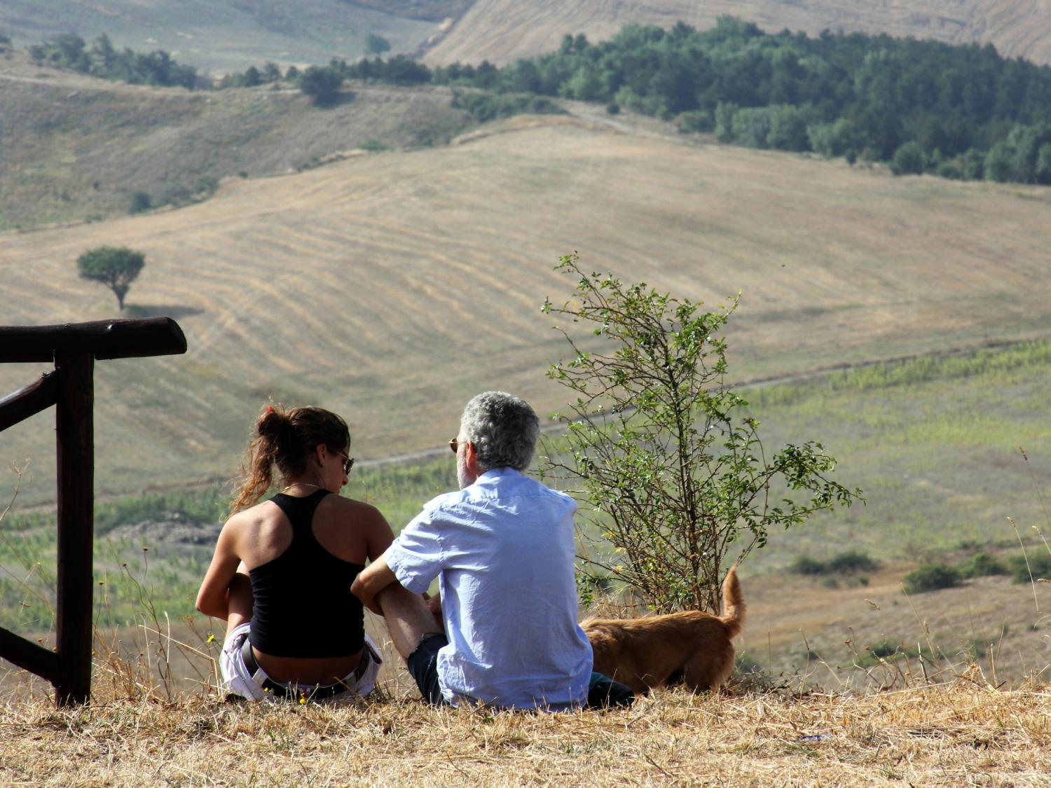 Uno sguardo sul paesaggio dauno dal Monte Cornacchia (foto Andrea Ghirardini)