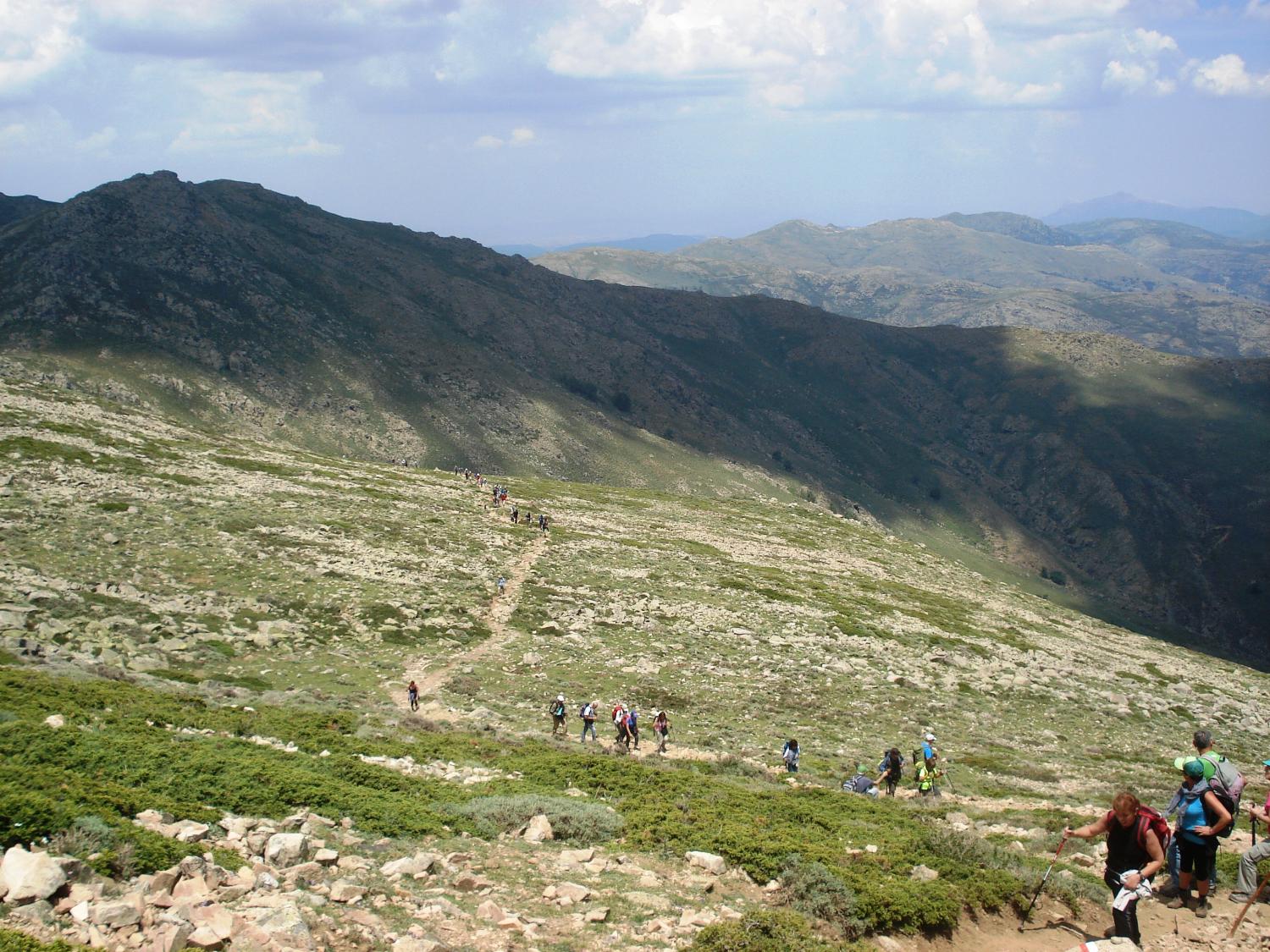 Ascesa oltre Su Sciusciu (foto Pierfrancesco Boy)