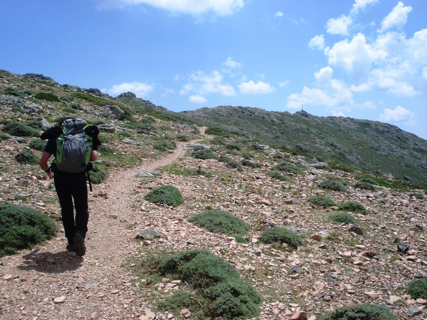 In vista della vetta (foto Pierfrancesco Boy)