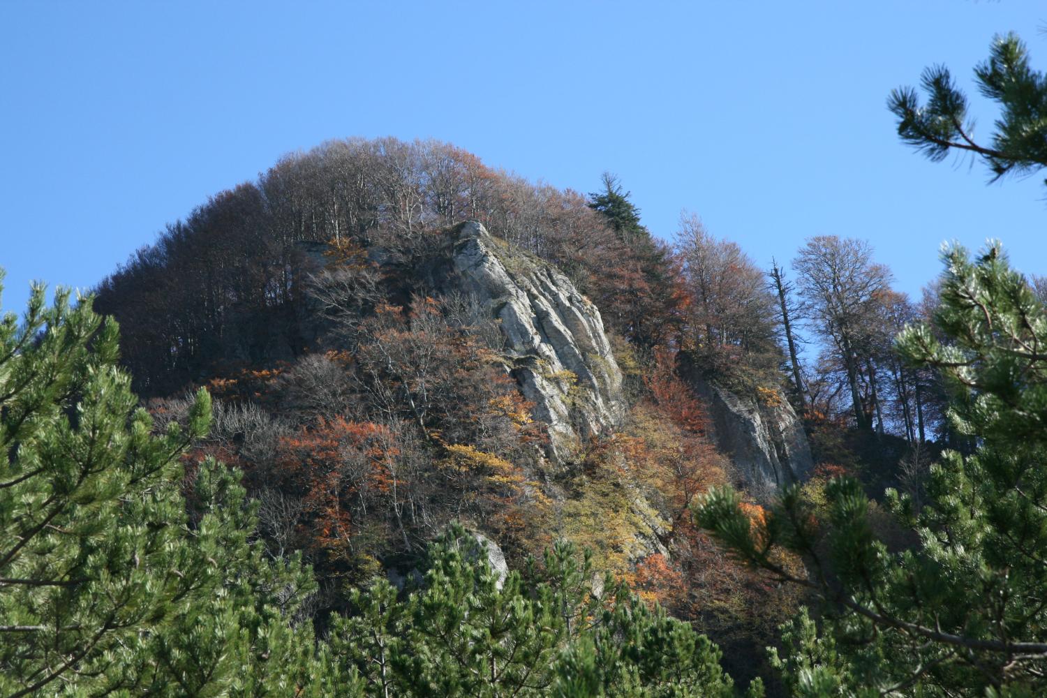 Il crinale verso il monte Penna visto dall'anello basso (foto Andrea Ghirardini)